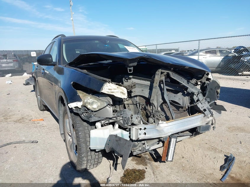 2011 Infiniti Fx VIN JN8AS1MW7BM140498 IAAI salvage auction — FRONT END, Salvage (Texas), sold $475 on 2026-07-21 (photo 1)