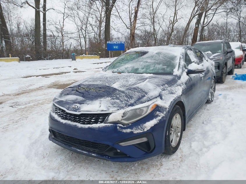 2019 Kia Optima VIN 5XXGT4L30KG349907 IAAI salvage auction — THEFT, Salvage (Indiana), sold $2,250 on 2026-07-08 (photo 2)