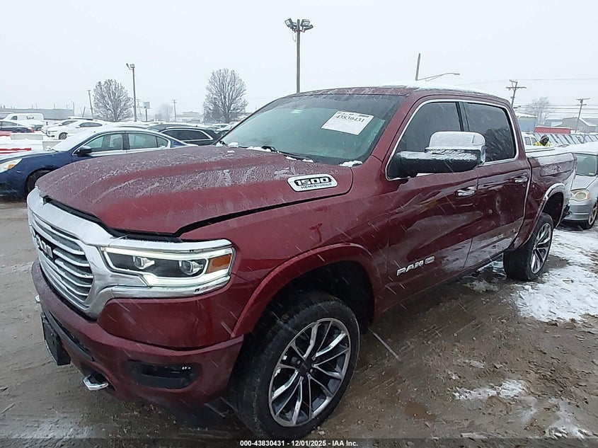 2021 Ram 1500 VIN 1C6SRFKT7MN584101 IAAI salvage auction — THEFT, Salvage (Illinois), sold $22,100 on 2026-07-30 (photo 2)