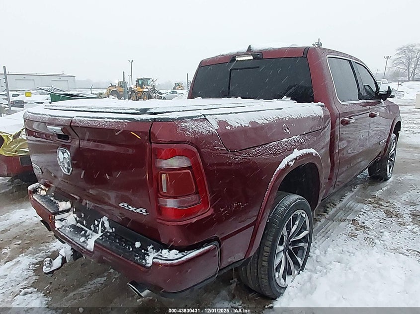 2021 Ram 1500 VIN 1C6SRFKT7MN584101 IAAI salvage auction — THEFT, Salvage (Illinois), sold $22,100 on 2026-07-30 (photo 4)