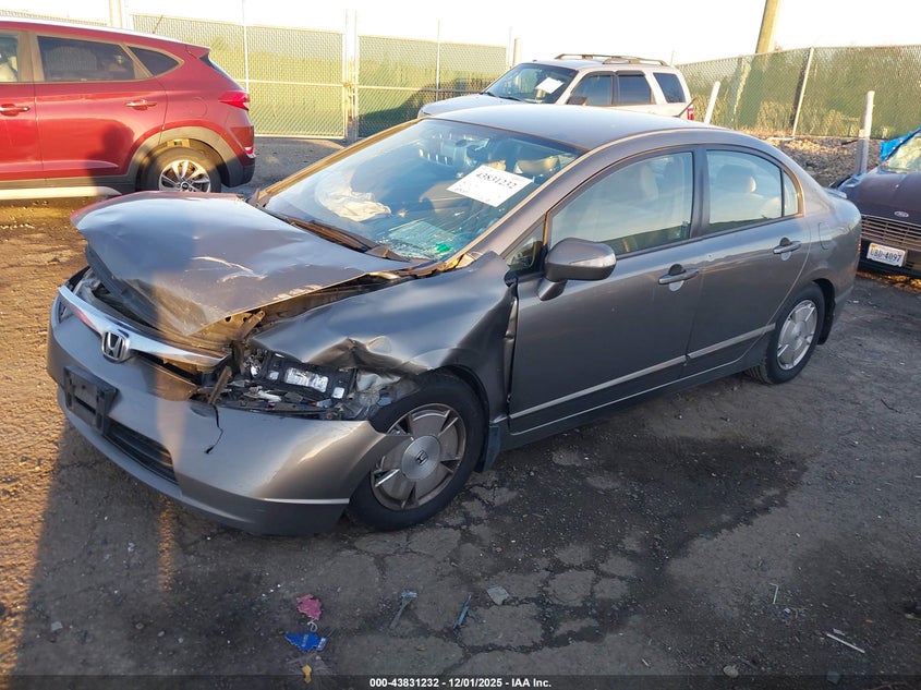 2006 Honda Civic VIN JHMFA36236S006159 IAAI salvage auction — FRONT END, Clear (Virginia), sold $250 on 2026-07-19 (photo 2)