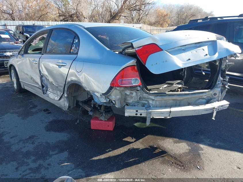 2008 Honda Civic VIN 1HGFA15578L063674 IAAI salvage auction — REAR END, Salvage (Idaho), sold $275 on 2026-07-09 (photo 3)