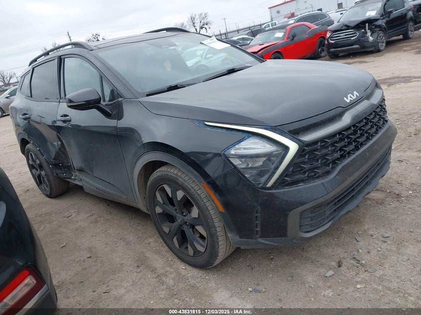 2023 Kia Sportage VIN 5XYK6CAF5PG115998 IAAI salvage auction — RIGHT SIDE, Clear (Oklahoma), sold $6,900 on 2026-07-21 (photo 1)