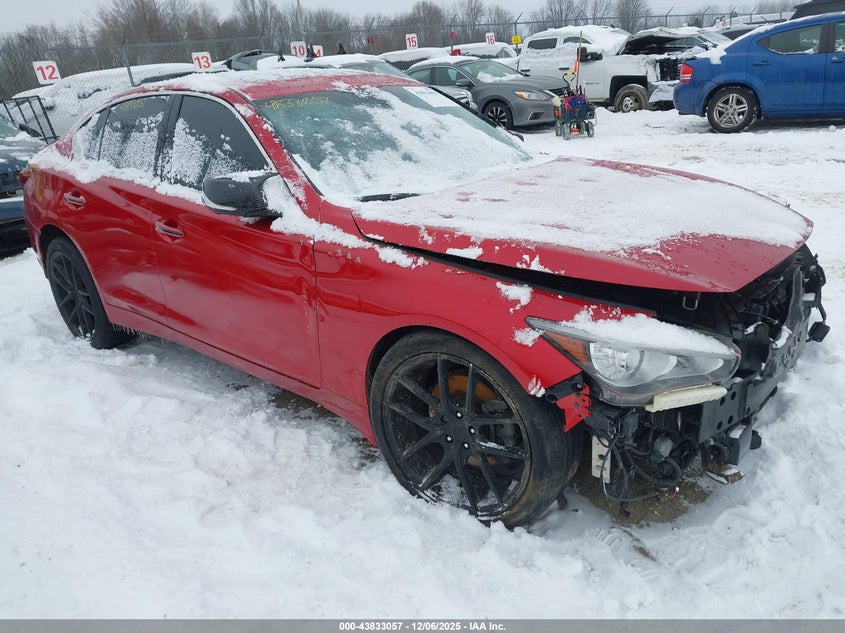 2022 Infiniti Q50 VIN JN1EV7BR6NM341725 IAAI salvage auction — UNDERCARRIAGE, Mv-907A (New York), sold $4,050 on 2026-07-30 (photo 1)