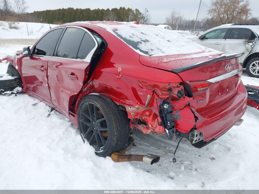 2022 Infiniti Q50 VIN JN1EV7BR6NM341725 IAAI salvage auction — UNDERCARRIAGE, Mv-907A (New York), sold $4,050 on 2026-07-30 (photo 3)