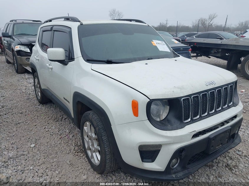 2019 Jeep Renegade VIN ZACNJABB9KPK93463 IAAI salvage auction — FRONT END, Clear (Oklahoma), sold $2,000 on 2026-08-04 (photo 1)