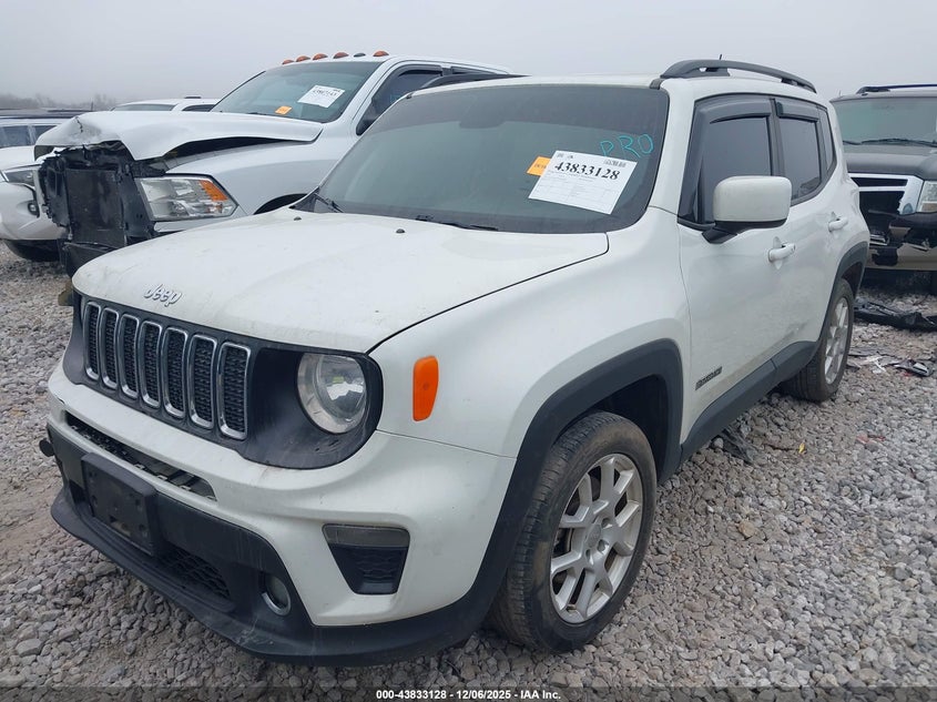 2019 Jeep Renegade VIN ZACNJABB9KPK93463 IAAI salvage auction — FRONT END, Clear (Oklahoma), sold $2,000 on 2026-08-04 (photo 2)