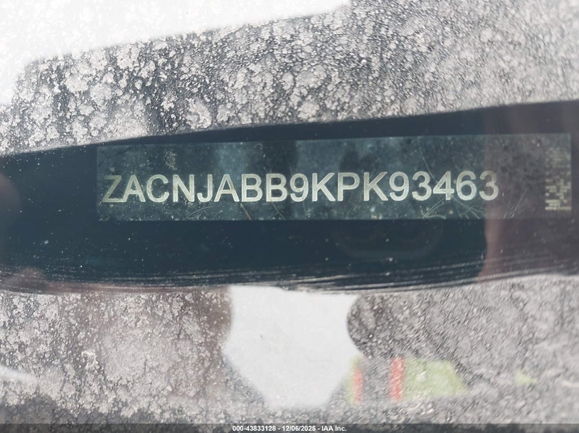 2019 Jeep Renegade VIN ZACNJABB9KPK93463 IAAI salvage auction — FRONT END, Clear (Oklahoma), sold $2,000 on 2026-08-04 (photo 9)