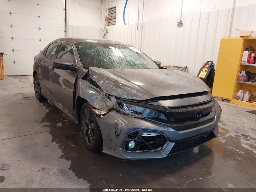 2021 Honda Civic VIN SHHFK7H61MU222056 IAAI salvage auction — FRONT END, Salvage Title, sold $6,075 on 2026-07-08 (photo 1)