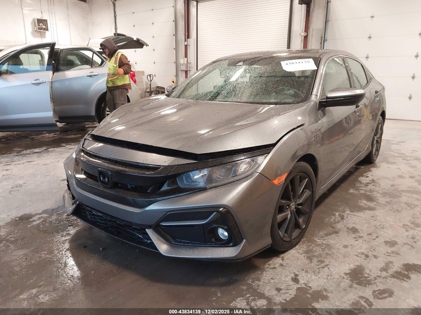 2021 Honda Civic VIN SHHFK7H61MU222056 IAAI salvage auction — FRONT END, Salvage Title, sold $6,075 on 2026-07-08 (photo 2)