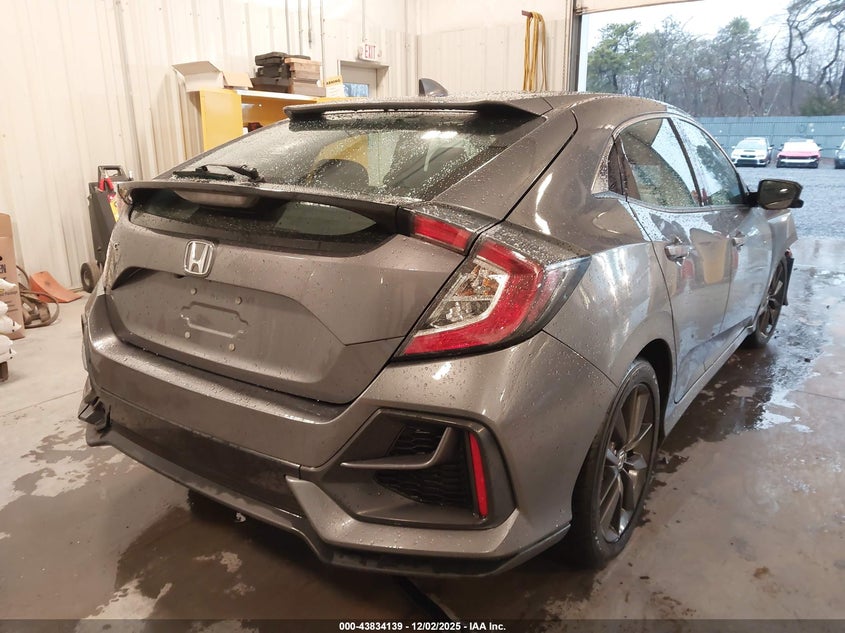 2021 Honda Civic VIN SHHFK7H61MU222056 IAAI salvage auction — FRONT END, Salvage Title, sold $6,075 on 2026-07-08 (photo 4)