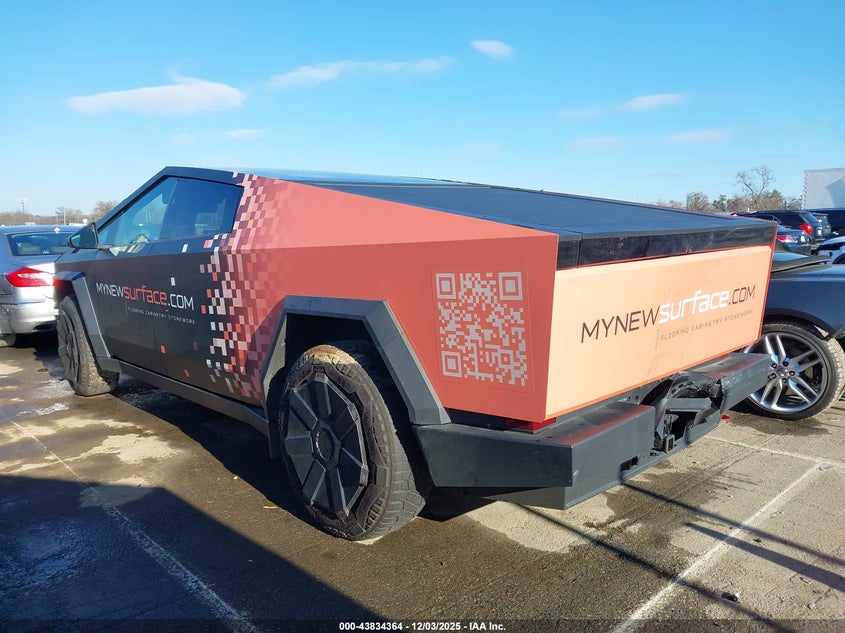2024 Tesla Cybertruck VIN 7G2CEHED1RA042369 IAAI salvage auction — REAR END, Other, sold $46,200 on 2026-07-06 (photo 3)