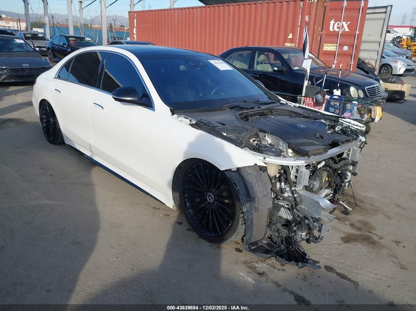 2022 Mercedes-benz S class VIN W1K6G6DB7NA076827 — IAAI salvage auction photo