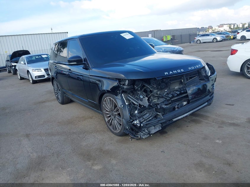 2019 Land rover RANGE ROVER VIN SALGS2RE1KA543043 IAAI salvage auction — FRONT END, Salvage Title, sold $13,100 on 2026-07-13 (photo 1)