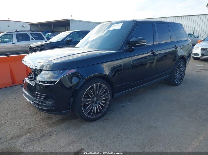 2019 Land rover RANGE ROVER VIN SALGS2RE1KA543043 IAAI salvage auction — FRONT END, Salvage Title, sold $13,100 on 2026-07-13 (photo 2)