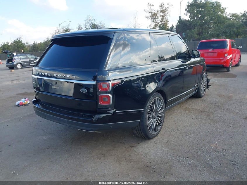 2019 Land rover RANGE ROVER VIN SALGS2RE1KA543043 IAAI salvage auction — FRONT END, Salvage Title, sold $13,100 on 2026-07-13 (photo 4)