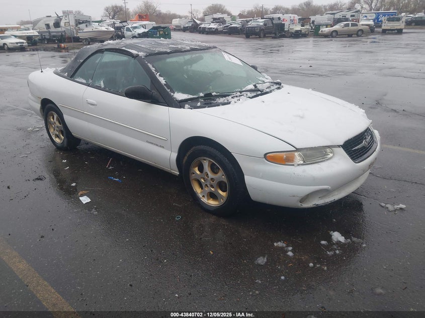 1999 Chrysler Sebring VIN 3C3EL55HXXT553202 IAAI salvage auction — FRONT & REAR, Salvage (Utah), sold $275 on 2026-07-09 (photo 1)