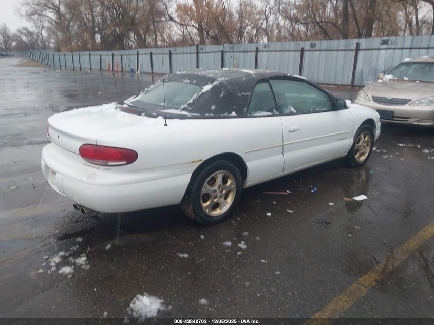 1999 Chrysler Sebring VIN 3C3EL55HXXT553202 IAAI salvage auction — FRONT & REAR, Salvage (Utah), sold $275 on 2026-07-09 (photo 4)