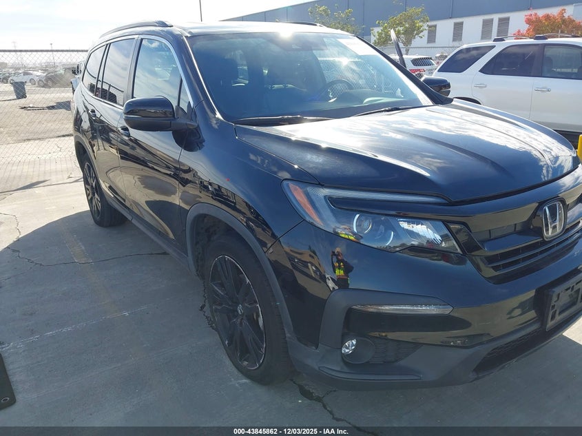 2021 Honda Pilot VIN 5FNYF6H23MB097650 IAAI salvage auction — THEFT, Salvage Title, sold $17,600 on 2026-07-27 (photo 6)