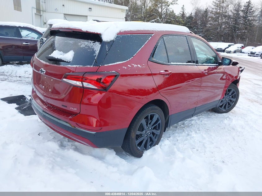 2022 Chevrolet Equinox VIN 3GNAXWEV4NS121872 IAAI salvage auction — FRONT END, Mv-907A (New York), sold $6,100 on 2026-07-30 (photo 4)