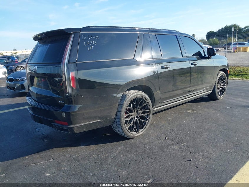 2022 Cadillac Escalade esv VIN 1GYS4RKL8NR201084 IAAI salvage auction — THEFT, Other, sold $43,050 on 2026-07-13 (photo 4)