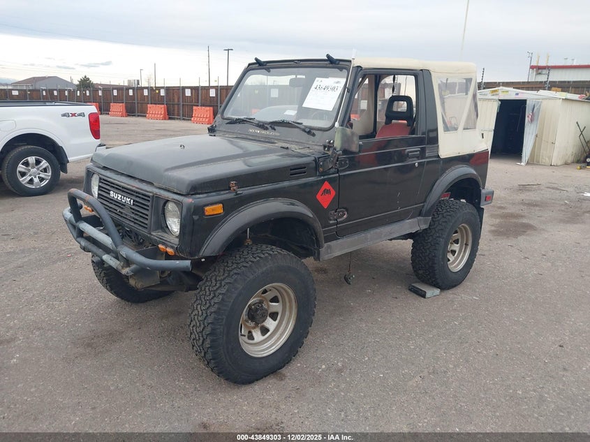 1987 Suzuki Samurai VIN JS4JC51C9H4149803 IAAI salvage auction — FRONT END, Bill Of Sale (Colorado), sold $1,050 on 2026-07-28 (photo 2)