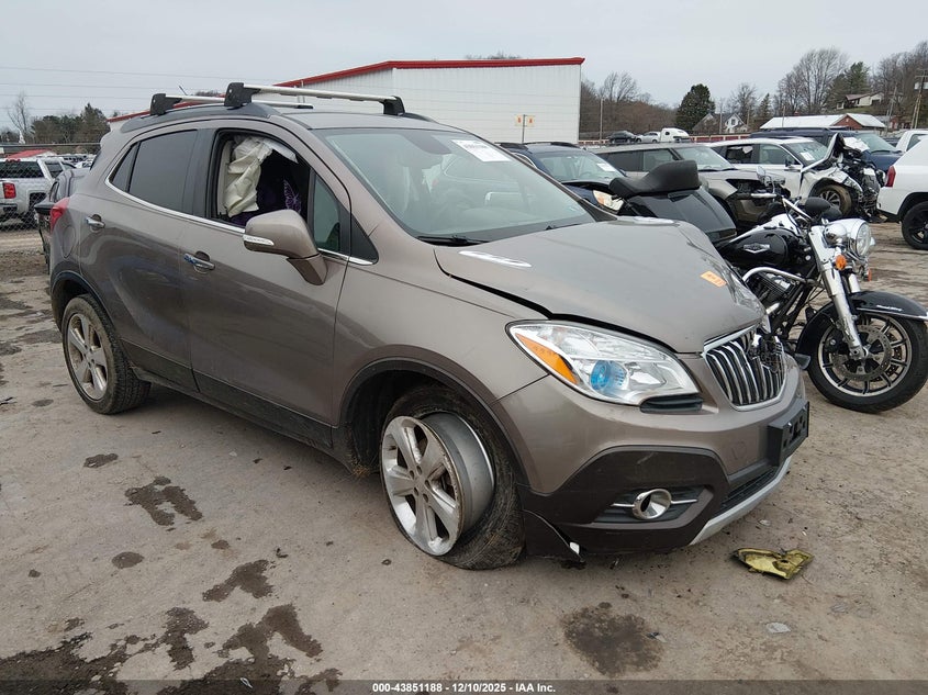 2015 Buick Encore VIN KL4CJFSBXFB164228 IAAI salvage auction — SIDE, Salvage (Pennsylvania), sold $150 on 2026-07-30 (photo 1)