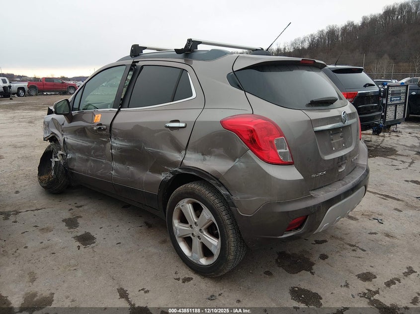 2015 Buick Encore VIN KL4CJFSBXFB164228 IAAI salvage auction — SIDE, Salvage (Pennsylvania), sold $150 on 2026-07-30 (photo 3)