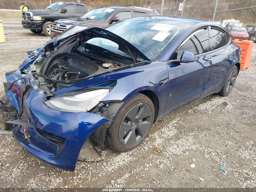 2023 Tesla Model 3 VIN 5YJ3E1EA1PF657150 IAAI salvage auction — FRONT END, Other, sold $4,250 on 2026-07-08 (photo 2)