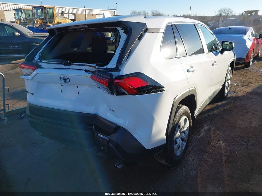 2024 Toyota Rav4 VIN 2T3H1RFV1RC254365 IAAI salvage auction — FRONT & REAR, Clear (Oklahoma), sold $14,575 on 2026-08-19 (photo 4)