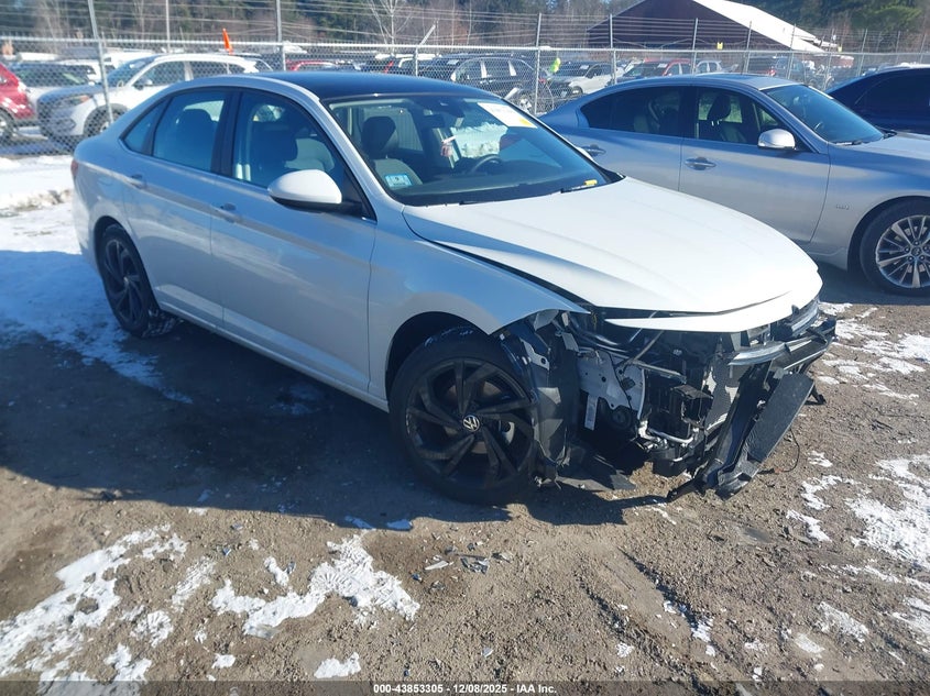 2025 Volkswagen Jetta VIN 3VW7X7BU5SM090410 IAAI salvage auction — FRONT END, Other, sold $8,500 on 2026-09-04 (photo 1)