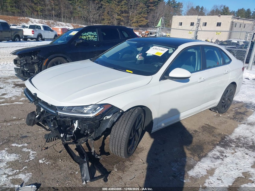 2025 Volkswagen Jetta VIN 3VW7X7BU5SM090410 IAAI salvage auction — FRONT END, Other, sold $8,500 on 2026-09-04 (photo 2)