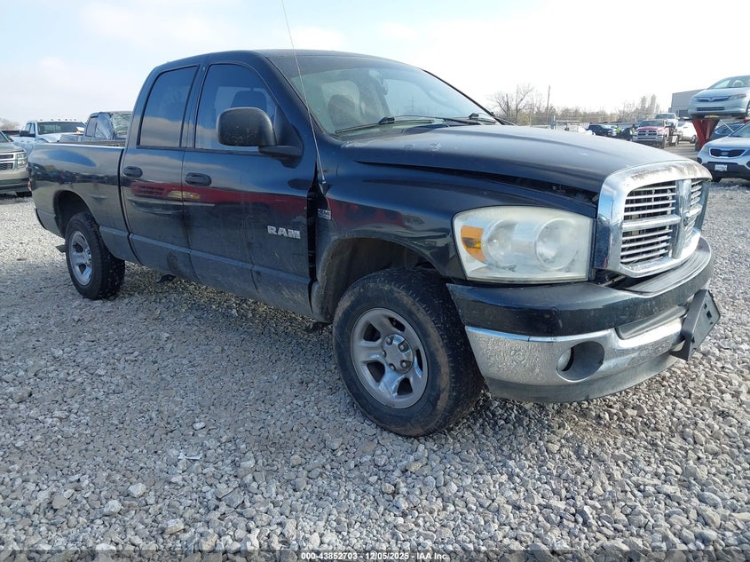 2008 Dodge Ram 1500 VIN 1D7HU182X8J155072 IAAI salvage auction — SIDE, Clear (Oklahoma), sold $25 on 2026-07-21 (photo 1)
