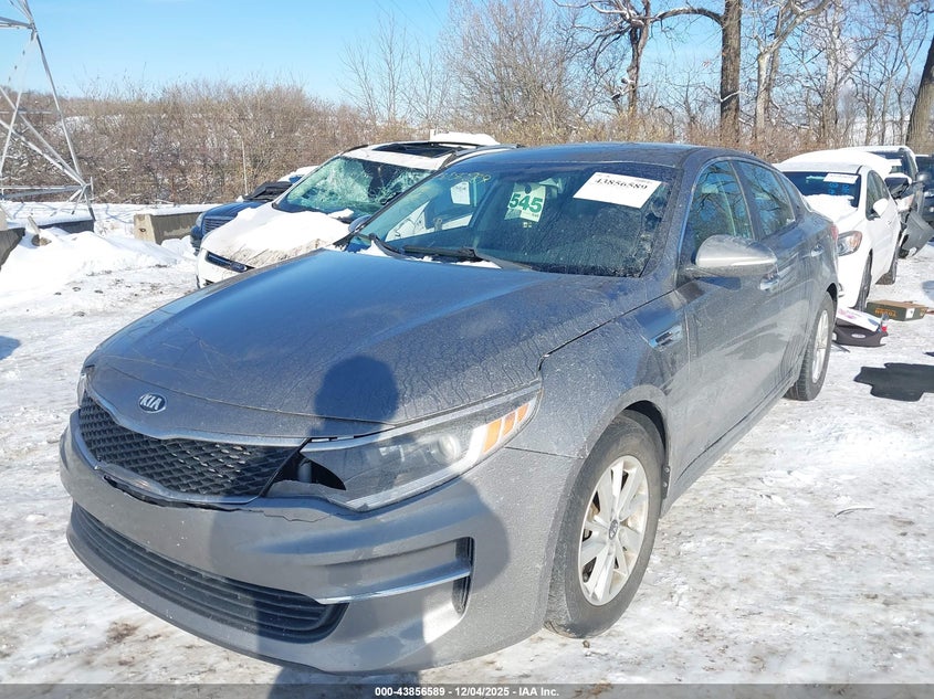 2018 Kia Optima VIN 5XXGT4L39JG233720 IAAI salvage auction — THEFT, Salvage (Indiana), sold $1,525 on 2026-07-22 (photo 2)