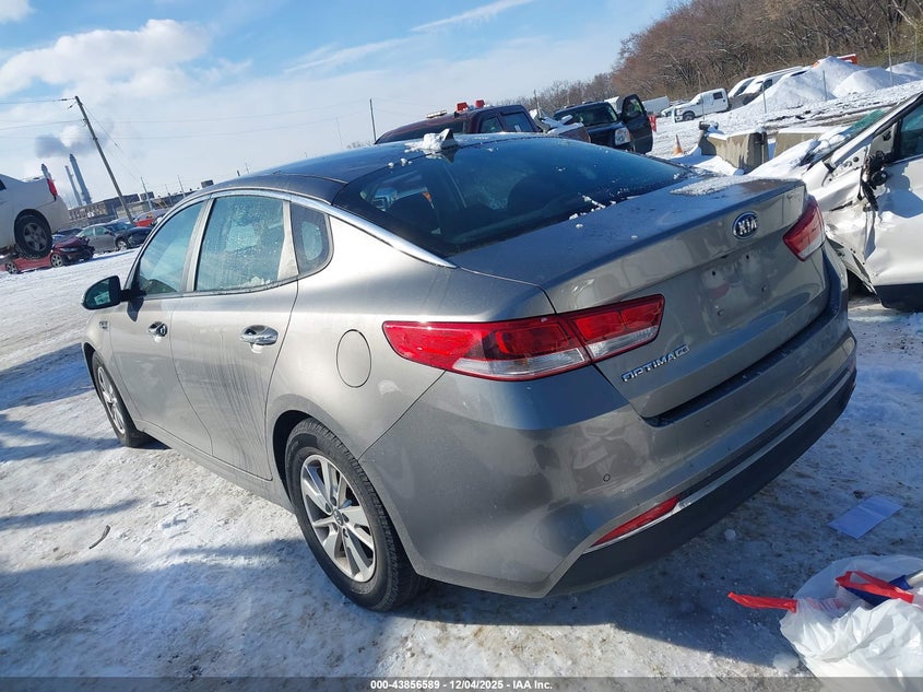 2018 Kia Optima VIN 5XXGT4L39JG233720 IAAI salvage auction — THEFT, Salvage (Indiana), sold $1,525 on 2026-07-22 (photo 3)