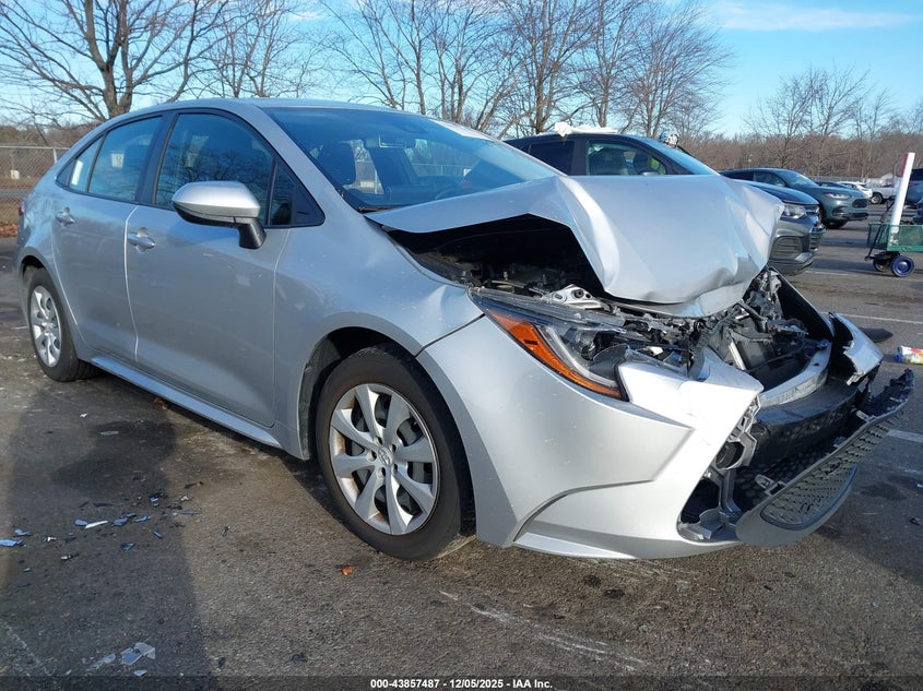 2022 Toyota Corolla VIN JTDEPMAE2NJ212077 IAAI salvage auction — FRONT END, Salvage (New Jersey), sold $4,500 on 2026-07-06 (photo 1)