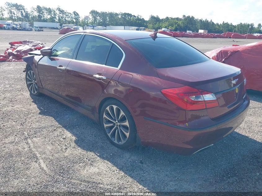 2013 Hyundai Genesis VIN KMHGC4DH7DU230318 IAAI salvage auction — FRONT END, Rebuildable (Florida), sold $325 on 2026-07-14 (photo 3)