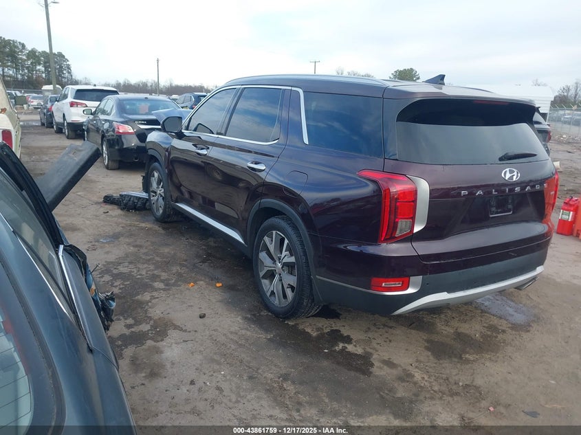 2022 Hyundai Palisade VIN KM8R4DHE6NU484805 IAAI salvage auction — FRONT END, Clear (Virginia), sold $4,900 on 2026-07-10 (photo 3)