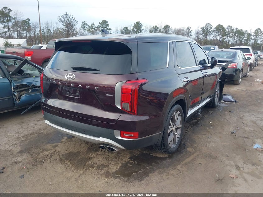 2022 Hyundai Palisade VIN KM8R4DHE6NU484805 IAAI salvage auction — FRONT END, Clear (Virginia), sold $4,900 on 2026-07-10 (photo 4)