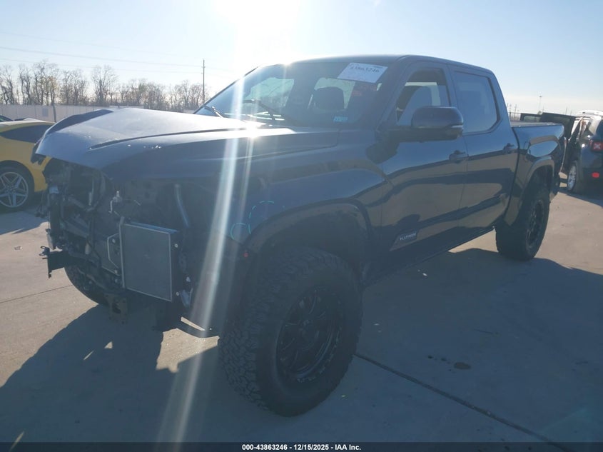 2024 Toyota Tundra VIN 5TFNA5AB5RX030647 IAAI salvage auction — Front End, Original (Texas), sold $19,000 on 2026-02-23 (photo 2)