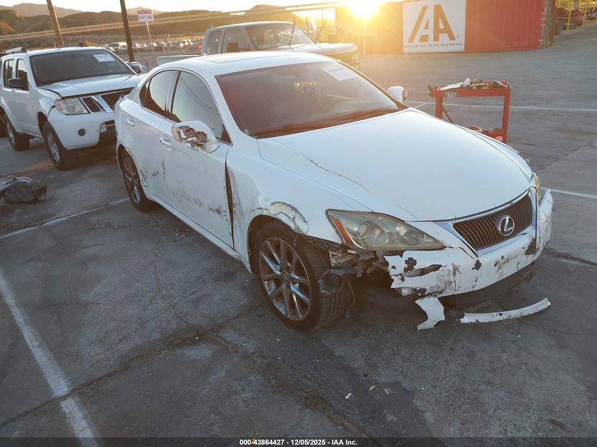 2011 Lexus Is VIN JTHBF5C27B5149074 IAAI salvage auction — RIGHT SIDE, Salvage (California), sold $600 on 2026-07-08 (photo 1)