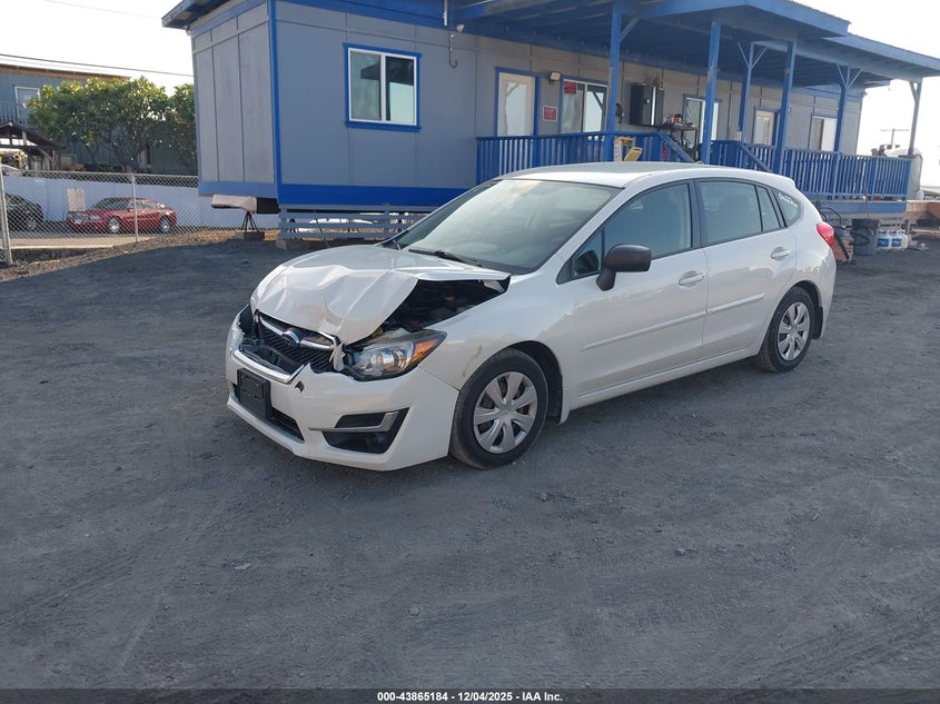 2016 Subaru Impreza VIN JF1GPAA63G8240941 IAAI salvage auction — FRONT END, Clear (Hawaii), sold $25 on 2026-07-21 (photo 2)