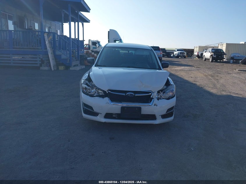 2016 Subaru Impreza VIN JF1GPAA63G8240941 IAAI salvage auction — FRONT END, Clear (Hawaii), sold $25 on 2026-07-21 (photo 6)