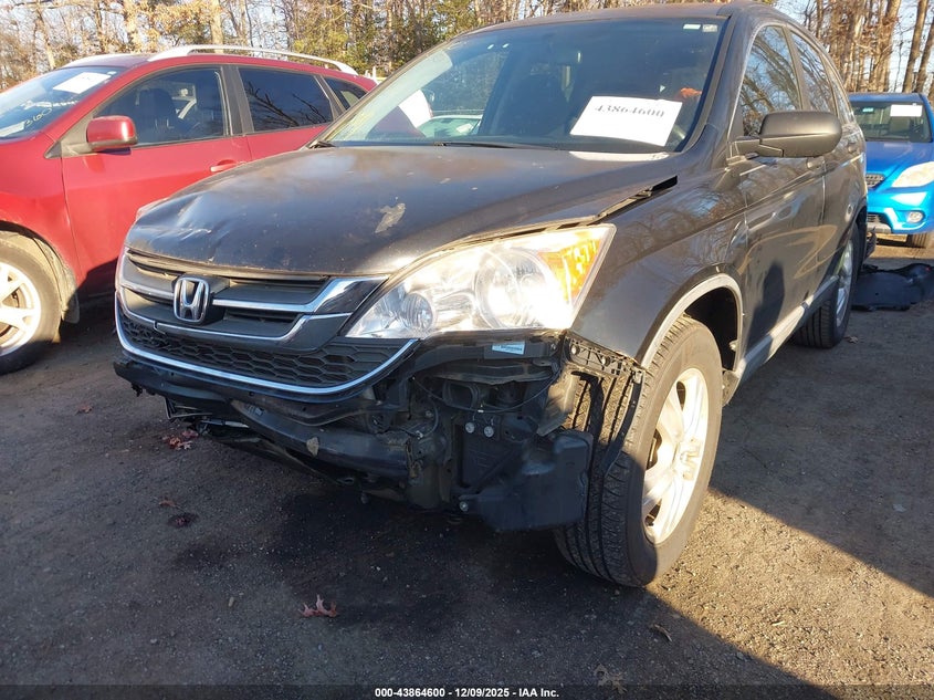 2010 Honda Cr-v VIN 5J6RE4H59AL000296 IAAI salvage auction — FRONT & REAR, Salvage - Greater Than 75% (Maryland), sold $1,100 on 2026-07-25 (photo 6)