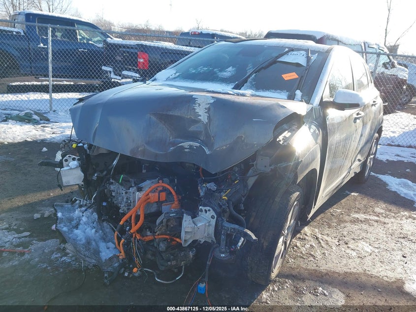 2021 Hyundai Kona VIN KM8K23AG8MU126875 IAAI salvage auction — FRONT END, Salvage Title, sold $1,300 on 2026-07-09 (photo 2)