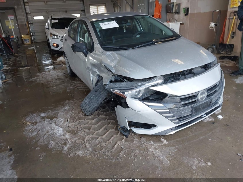 2024 Nissan Versa VIN 3N1CN8DV9RL888494 IAAI salvage auction — FRONT END, Salvage Title, sold $1,200 on 2026-07-21 (photo 1)