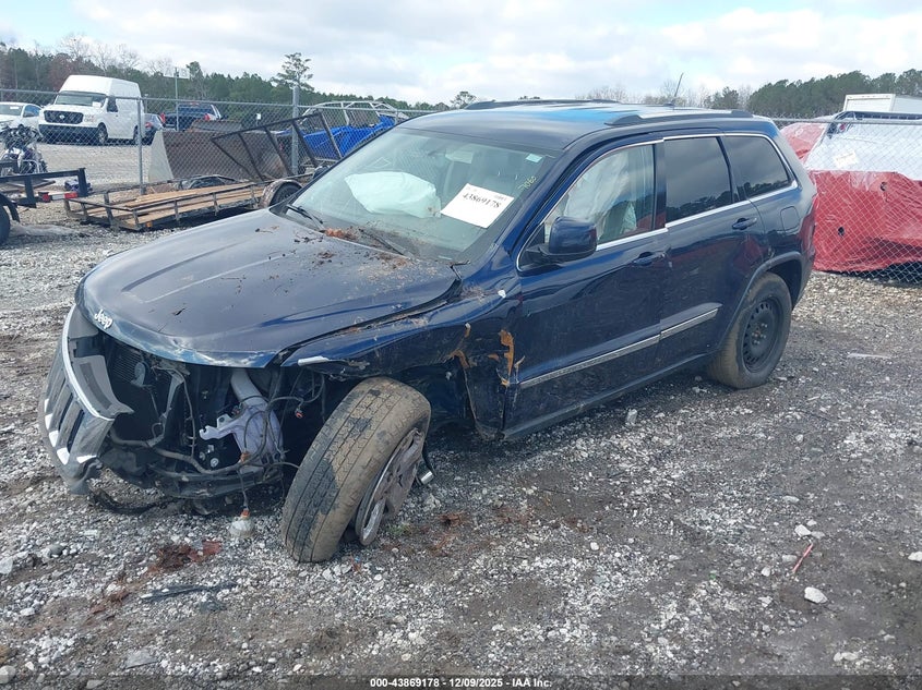 2012 Jeep Grand cherokee VIN 1C4RJEAT5CC317060 IAAI salvage auction — LEFT FRONT, Wait Title, sold $525 on 2026-08-21 (photo 2)