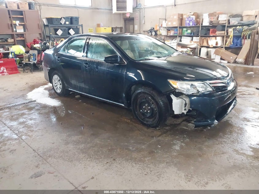 2013 Toyota Camry hybrid VIN 4T1BD1FK6DU087747 IAAI salvage auction — FRONT END, Other, sold $450 on 2026-07-09 (photo 1)