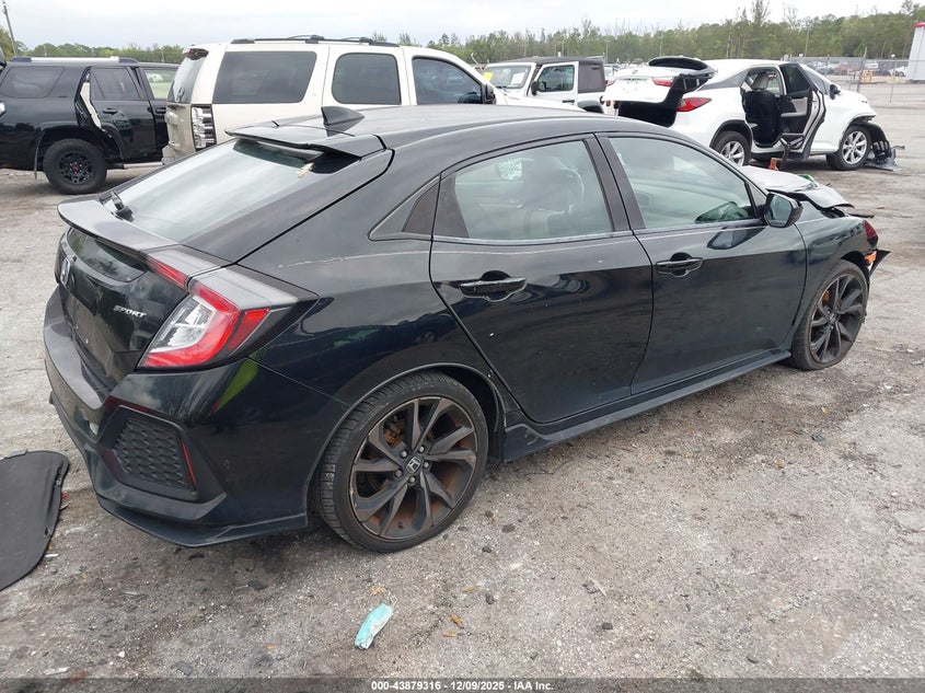2018 Honda Civic VIN SHHFK7H42JU221329 IAAI salvage auction — FRONT END, Salvage (Idaho), sold $1,375 on 2026-07-29 (photo 4)