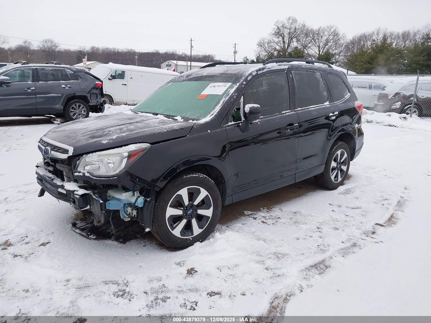 2018 Subaru Forester VIN JF2SJAGC2JH496127 IAAI salvage auction — FRONT & REAR, Clear (Indiana), sold $600 on 2026-07-07 (photo 2)